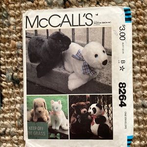 mccalls stuffed animal patterns